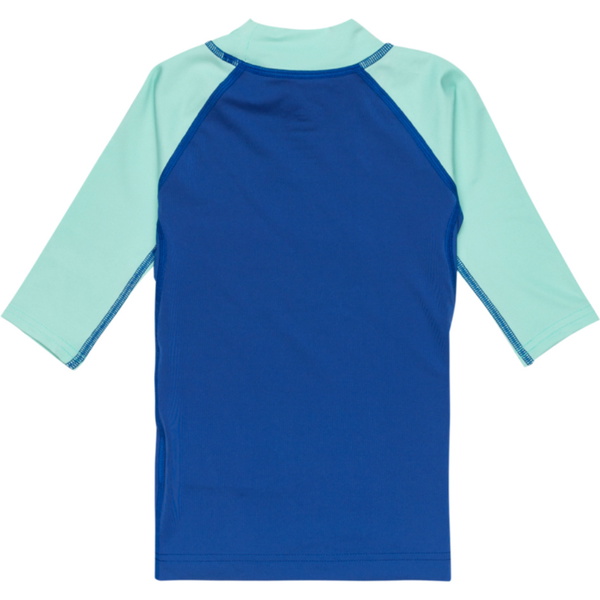 2025 Billabong Junior Waves Kortærmet Lycravest EBTWR03004 - Blue Rinse